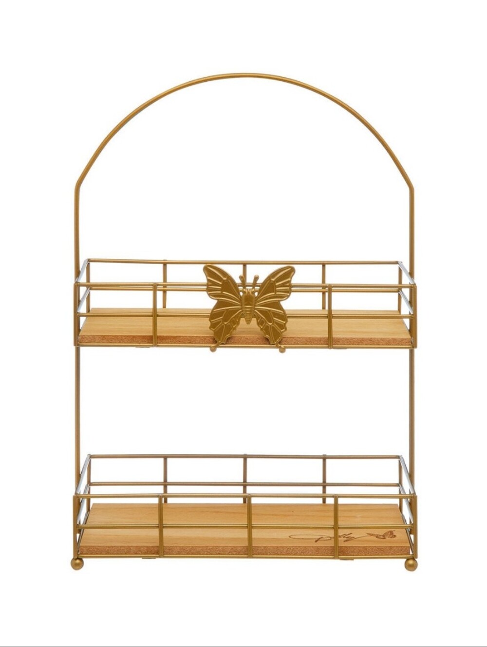 Dolly Parton Spring Butterfly 2-Tier Server - Picture 5 of 6